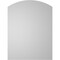 Ekena Millwork Arch Top Surface Mount PVC Gable Vent: Functional, w/ 2"W x 1-1/2"P Brickmould Frame, 24"W x 32"H GVPAR24X3202SF - alternate 3